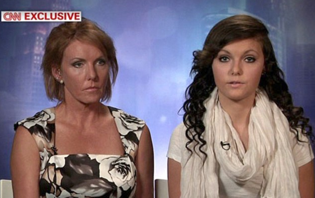Melinda och Daisy Coleman i en intervju häromdagen med CNN.